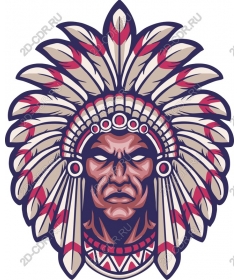 The leader of the native Americans