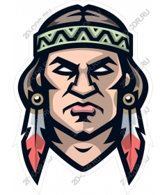 Warrior of indigenous peoples