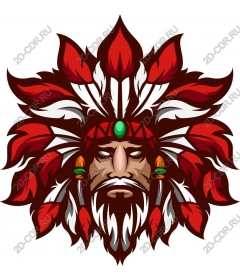 The leader of the native Americans
