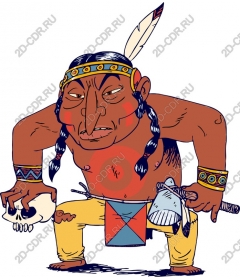 Warrior of indigenous peoples