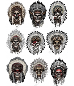 Skull Headdress set