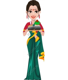  Charming traditional woman