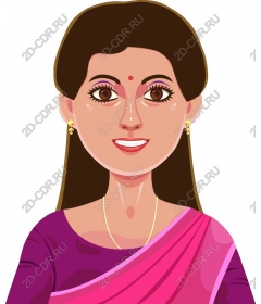  Elegant traditional woman