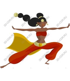 Dynamic female character
