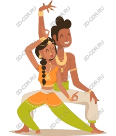  Joyful dance couple