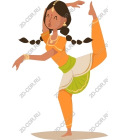 Graceful traditional dancer