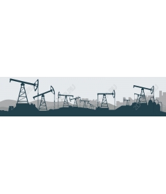  Пейзаж с нефтяной вышкой