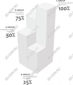 Infographics hierarchical data