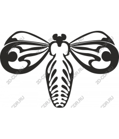 Stylized Cicada