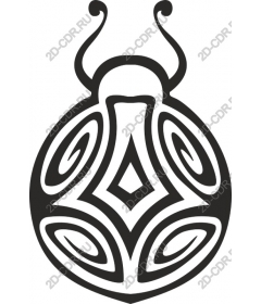  Stylized beetle