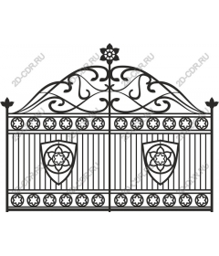 Fine wrought iron gates