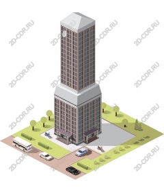  The modern city skyscraper