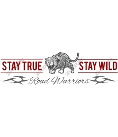 Road warriors: Fierce leopard