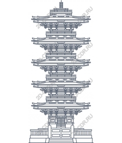  The traditional pagoda