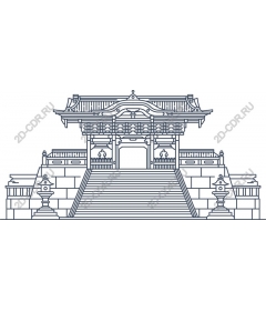  Traditional entrance to the temple