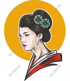  Elegant Japanese woman