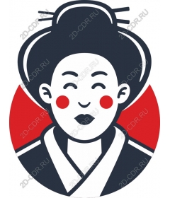  Elegant geisha