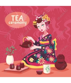  Japanese tea ceremony work