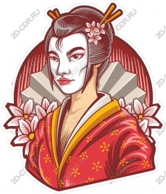  A Japanese geisha