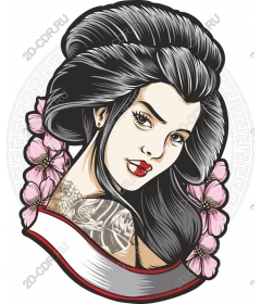  Elegant floral tattoo girls