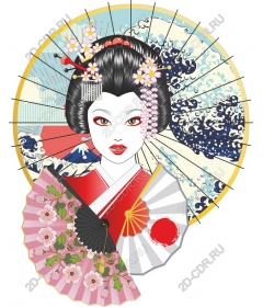  A Japanese geisha