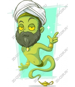  Bizarre cartoon Genie