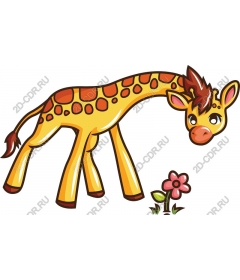  Bizarre cartoon giraffe
