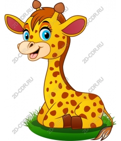  Cute cartoon giraffe