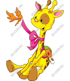 The joy of a giraffe and birds