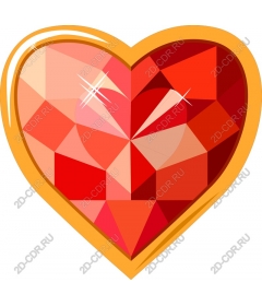  Heart Gem
