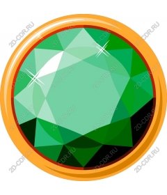 Jewel "emerald elegance"