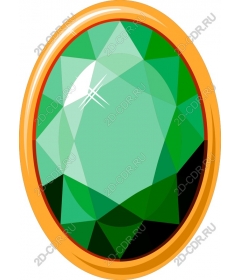  Elegant green gem
