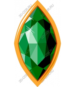  Elegant green gem