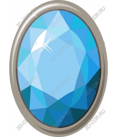  Blue gemstone