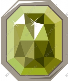  Elegant green gem