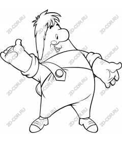  Bizarre cartoon character