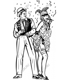 Vintage party 1920s years