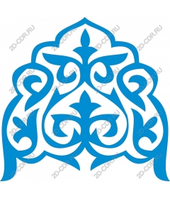  Elegant blue ornament