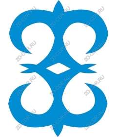  Elegant abstract blue