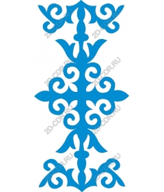  Elegant blue ornament