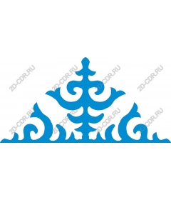  Elegant blue flourish