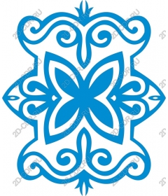 Decorative flower mandala
