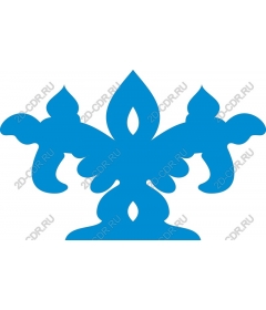  Elegant blue floral