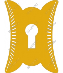Vintage keyhole
