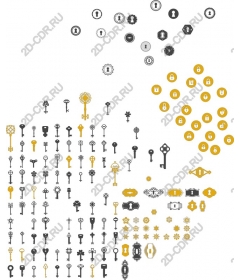 Набор для сбора винтажных ключей