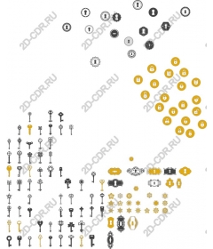  Коллекция ключей и замков