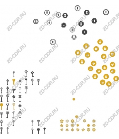  Креативный набор иконок «Ключ и замок»