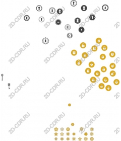 Универсальный набор иконок безопасности и декора