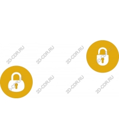 Icons with lock