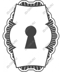 Vintage keyhole